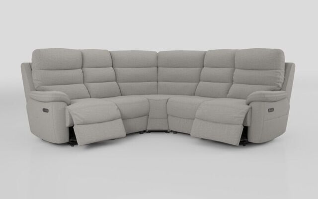 Ossett 2 Corner 2 Power Sofa with Head Tilt  - poltronesofà at ScS