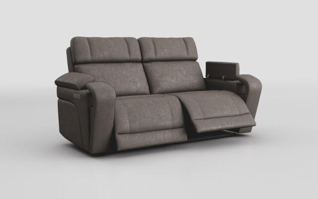 Adstock 3 Seater Power Recliner With Power Head Tilt - poltronesofà at ScS