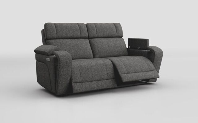 Adstock 3 Seater Power Recliner With Power Head Tilt - poltronesofà at ScS