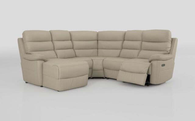 Ossett 2 Corner 2 Left Hand Facing Chaise Right Hand Facing Power Sofa with Head Tilt  - poltronesofà at ScS