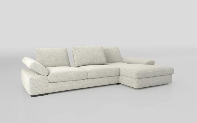 Savazza 4 Seater Sofa with Adjustable Back Rest Right Hand Facing Lounger - poltronesofà at ScS