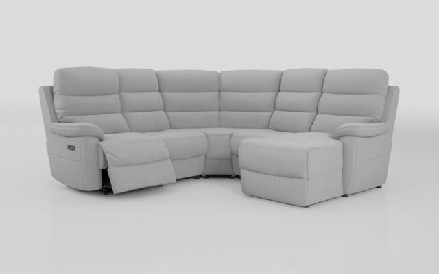 Ossett 2 Corner 2 Right Hand Facing Chaise Left Hand Facing Power Sofa with Head Tilt - poltronesofà at ScS