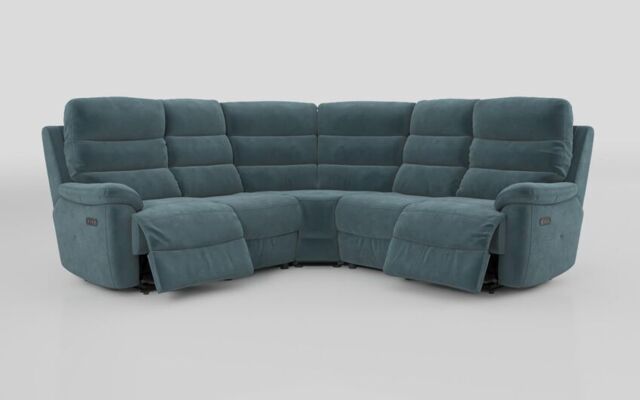 Ossett 2 Corner 2 Power Sofa with Head Tilt - poltronesofà at ScS