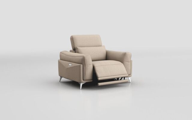 Gattolino Power Recliner Chair with Manual Head Tilt  - poltronesofà at ScS