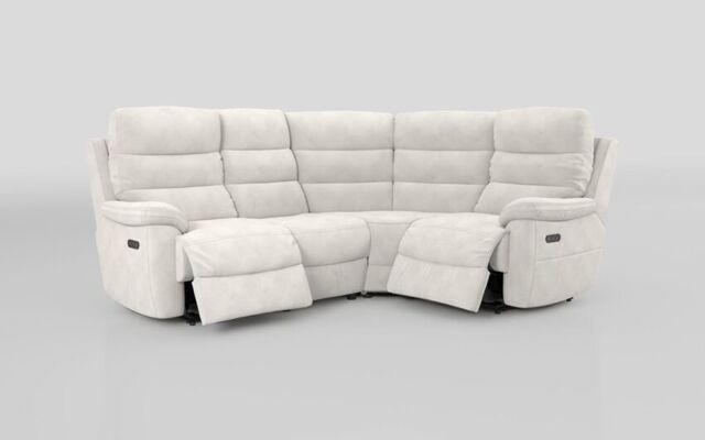Ossett 2 Corner 1 Power Sofa with Head Tilt - poltronesofà at ScS