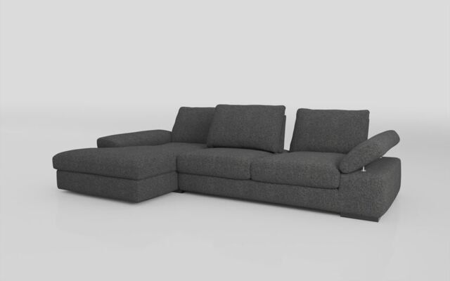 Savazza 4 Seater Sofa with Adjustable Back Rest Left Hand Facing Lounger - poltronesofà at ScS
