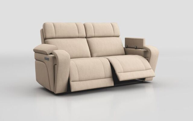 Adstock 3 Seater Power Recliner With Power Head Tilt - poltronesofà at ScS