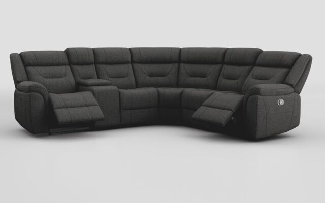 Adstock Power Recliner Chair with Power Head Tilt, Lumbar, Massage, Audio, Heat & LED Lights  - poltronesofà at ScS