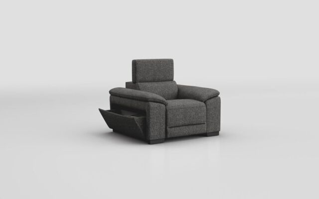 Mesola Armchair with Manual Head Tilt - poltronesofà at ScS