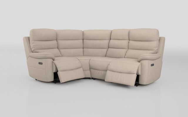 Ossett 1 Corner 2 Power Sofa with Head Tilt  - poltronesofà at ScS