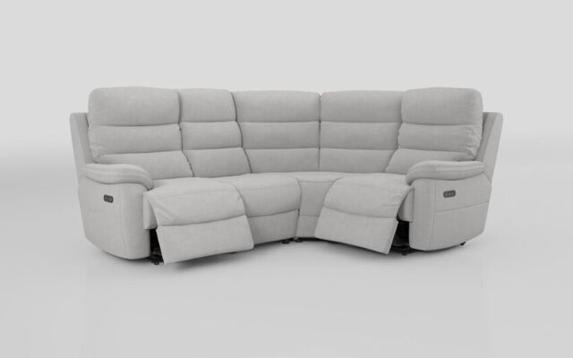 Ossett 2 Corner 1 Power Sofa with Head Tilt - poltronesofà at ScS