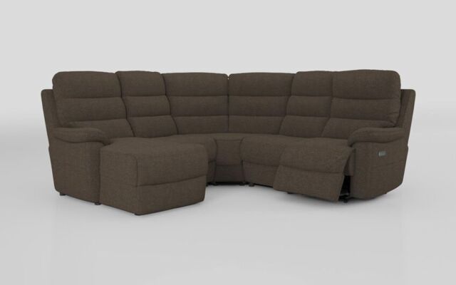 Ossett 2 Corner 2 Left Hand Facing Chaise Right Hand Facing Power Sofa with Head Tilt - poltronesofà at ScS
