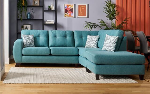 Aspen 2 Corner 1 Right Hand Facing Chaise Standard Back Sofa  - poltronesofà at ScS