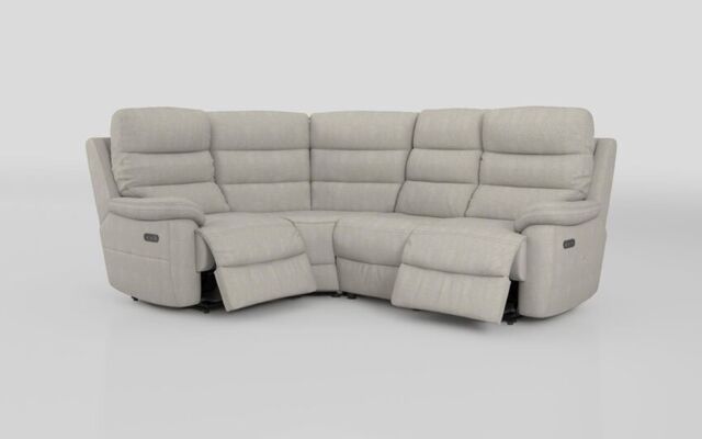 Ossett 1 Corner 2 Power Sofa with Head Tilt  - poltronesofà at ScS