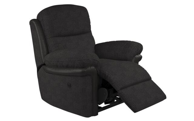 La-Z-Boy Black Nevada Fabric Power Recliner Chair