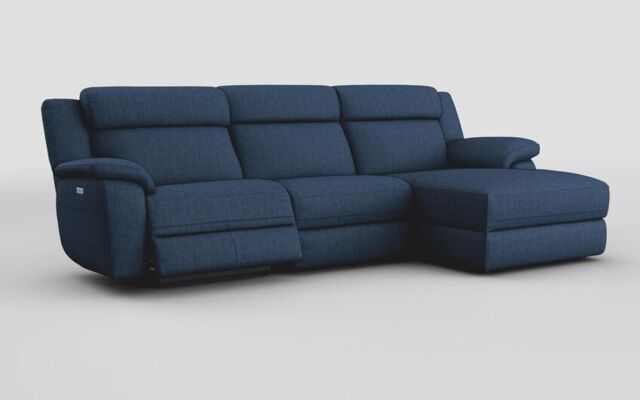 Sarsina 3 Seater Sofa Left Hand Facing Power & Right Hand Facing Lounger with Head Tilt - poltronesofà at ScS