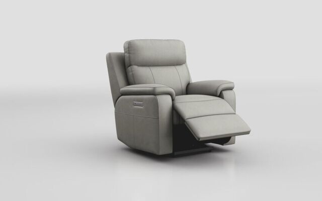 Calboli Power Recliner Chair with Power Head Tilt & Lumbar - poltronesofà at ScS