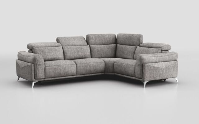 Gattolino 2 Corner 1 Static Sofa with Manual Head Tilt - poltronesofà at ScS