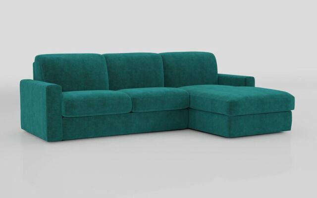 Barete Large Arm 4 Seater Sofa Bed with Right Hand Facing Large Lounger  - poltronesofà at ScS