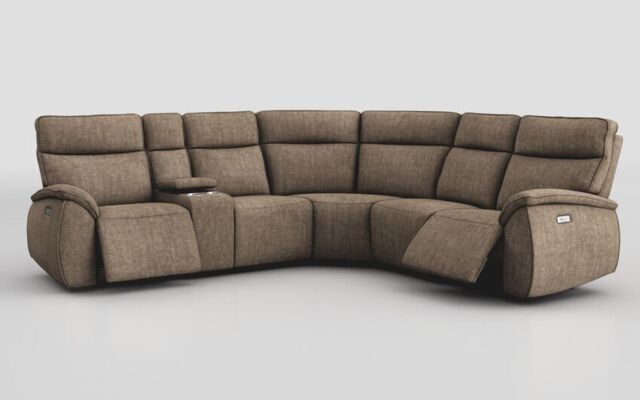 Solara 2 Corner 2 Power with Regular Storage Console - poltronesofà at ScS