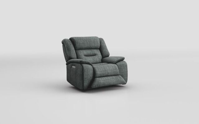 Massari Power Recliner Chair with Power Head Tilt - poltronesofà at ScS