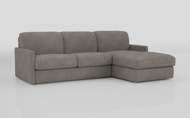 Barete Slim Arm 4 Seater Sofa Bed with Right Hand Facing Large Lounger - poltronesofà at ScS