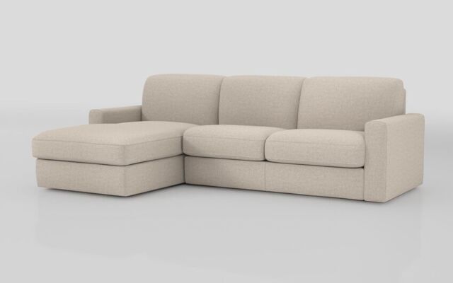 Barete Large Arm 4 Seater Sofa Bed with Left Hand Facing Large Lounger - poltronesofà at ScS