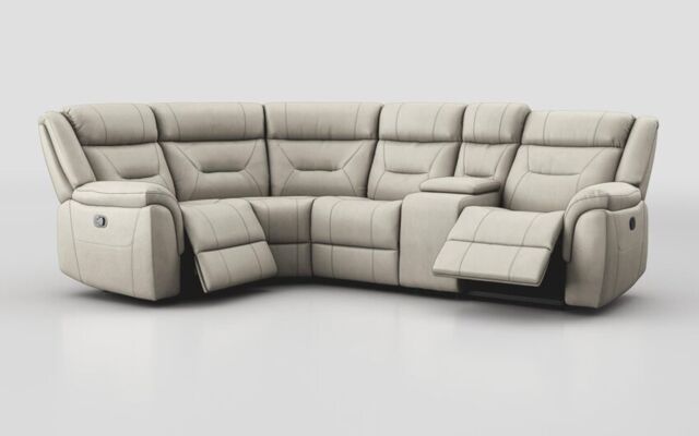 Ainsdale 1 Corner 2 Manual Sofa with Console - poltronesofà at ScS