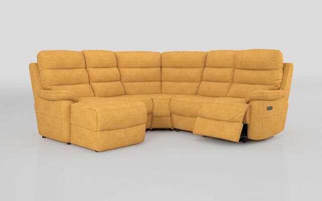 Ossett 2 Corner 2 Left Hand Facing Chaise Right Hand Facing Power Sofa with Head Tilt - poltronesofà at ScS