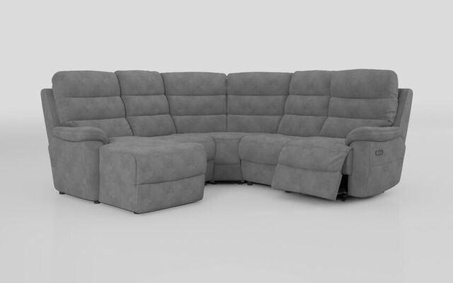 Ossett 2 Corner 2 Left Hand Facing Chaise Right Hand Facing Power Sofa with Head Tilt  - poltronesofà at ScS