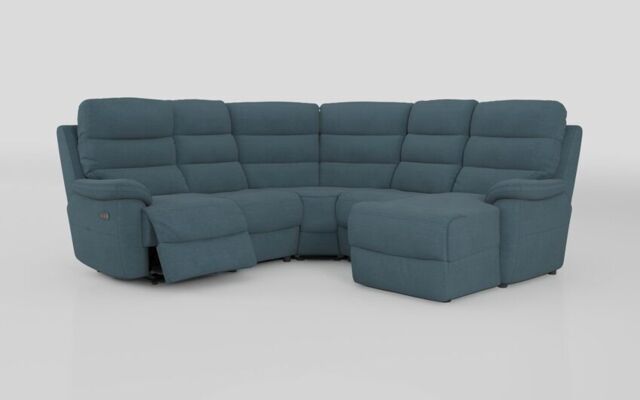 Ossett 2 Corner 2 Right Hand Facing Chaise Left Hand Facing Power Sofa with Head Tilt - poltronesofà at ScS