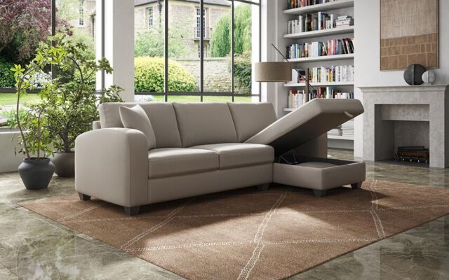 Sestola 3 Seater Sofa with Right Hand Facing Storage Lounger - poltronesofà at ScS