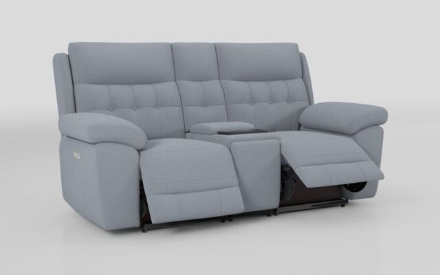 Belford 2 Seater Power Recliner Sofa with Media Console  - poltronesofà at ScS