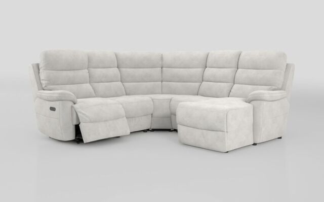 Ossett 2 Corner 2 Right Hand Facing Chaise Left Hand Facing Power Sofa with Head Tilt - poltronesofà at ScS
