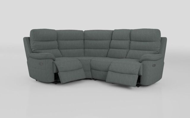 Ossett 1 Corner 2 Power Sofa with Head Tilt - poltronesofà at ScS