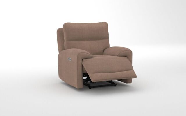 Caldbeck Power Recliner Chair with Power Head Tilt, Lumbar & Heat  - poltronesofà at ScS