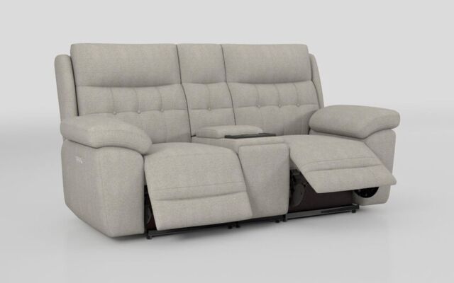 Belford 2 Seater Power Recliner Sofa with Media Console  - poltronesofà at ScS
