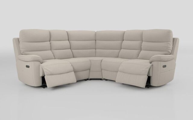 Ossett 2 Corner 2 Power Sofa with Head Tilt - poltronesofà at ScS
