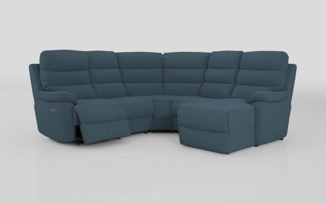 Ossett 2 Corner 2 Right Hand Facing Chaise Left Hand Facing Power Sofa with Head Tilt - poltronesofà at ScS