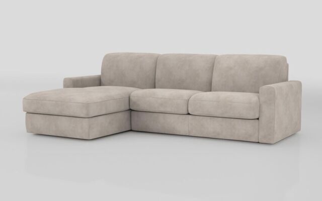 Barete Large Arm 4 Seater Sofa Bed with Left Hand Facing Large Lounger - poltronesofà at ScS