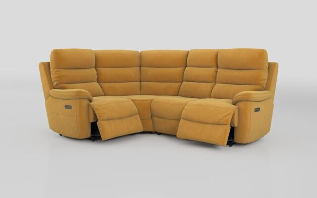 Ossett 1 Corner 2 Power Sofa with Head Tilt  - poltronesofà at ScS