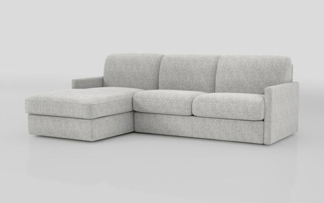 Barete Slim Arm 4 Seater Sofa Bed with Left Hand Facing Large Lounger - poltronesofà at ScS