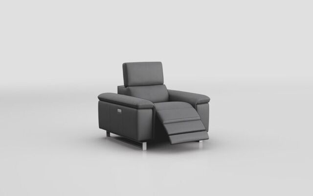 Viserba Power Recliner Chair with Manual Head Tilt - poltronesofà at ScS