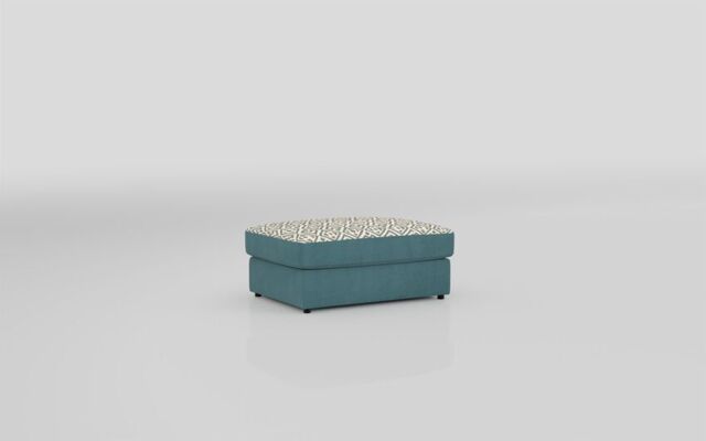 Aspen Express Pattern Top Banquette Footstool - poltronesofà at ScS - Quick Delivery Sofas