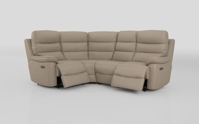 Ossett 1 Corner 2 Power Sofa with Head Tilt - poltronesofà at ScS