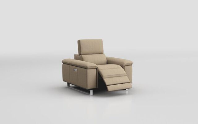Viserba Power Recliner Chair with Power Head Tilt - poltronesofà at ScS
