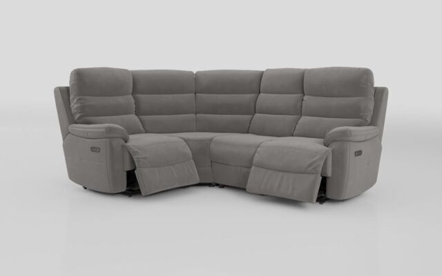 Ossett 1 Corner 2 Power Sofa with Head Tilt  - poltronesofà at ScS