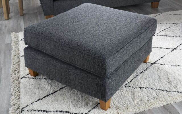 Theo Fabric Chaise Footstool  - poltronesofà at ScS