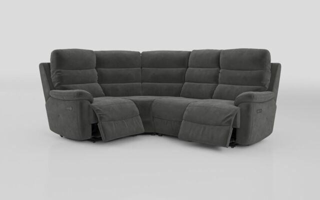 Ossett 1 Corner 2 Power Sofa with Head Tilt - poltronesofà at ScS