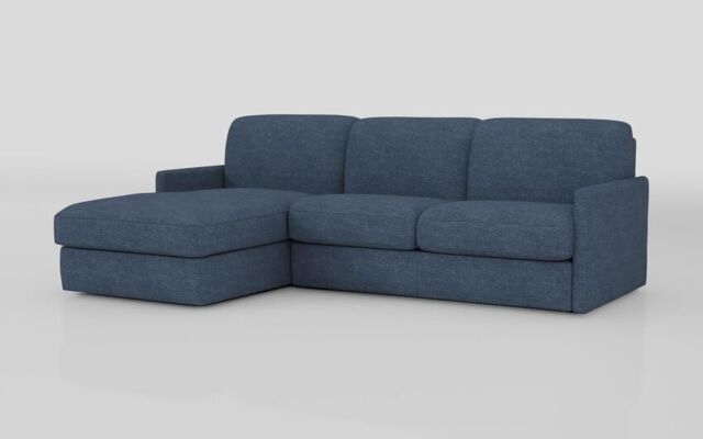 Barete Slim Arm 4 Seater Sofa Bed with Left Hand Facing Large Lounger  - poltronesofà at ScS
